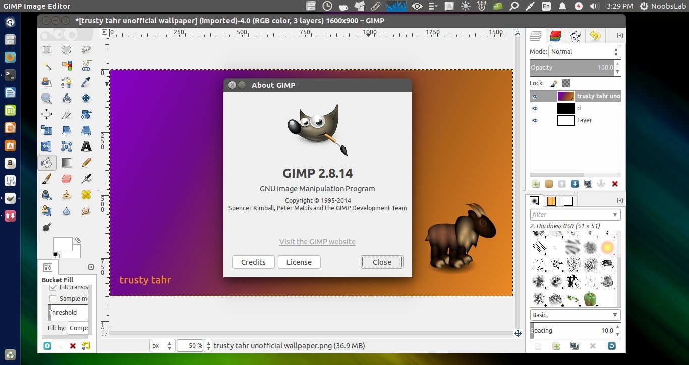 Install gimp linux